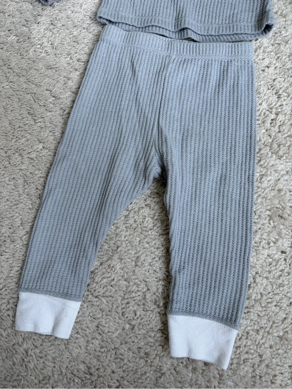 Baby Boy/Gender Neutral Pajama Set - Gray & White